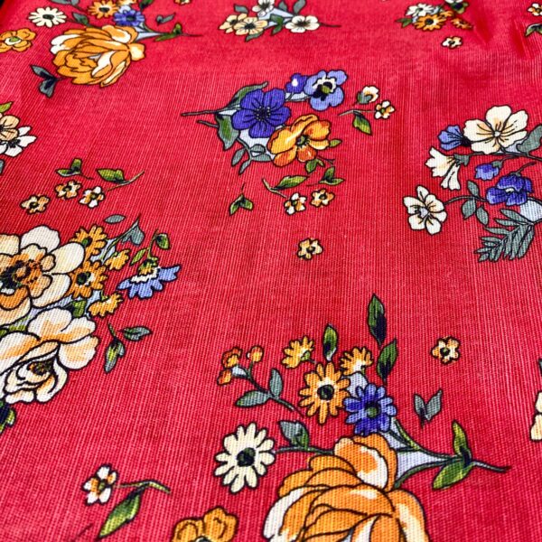 2 Pieces Dhanak Printed Unstitched pink color Suit by humaiza fabric
