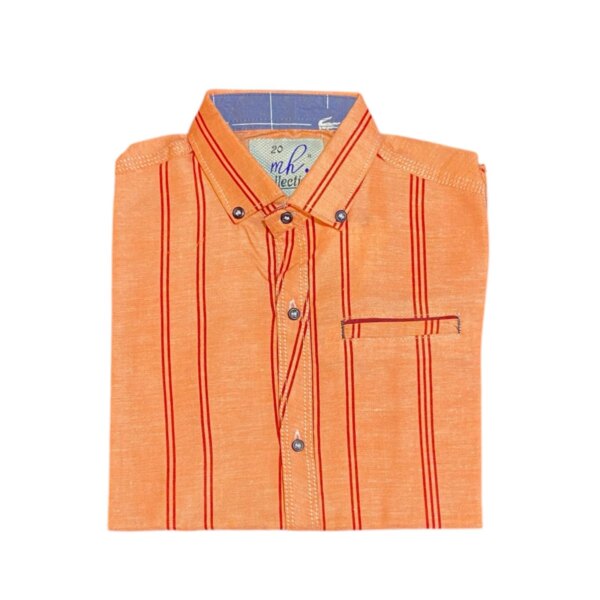 Printed Casual Pink Shirts For Kids By Humaiza Fabric