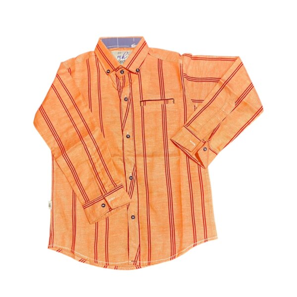 Printed Casual Pink Shirts For Kids By Humaiza Fabric