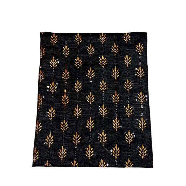 Ladies Unstitched Khaddar Embroidered Black Suits By Humaiza Fabric