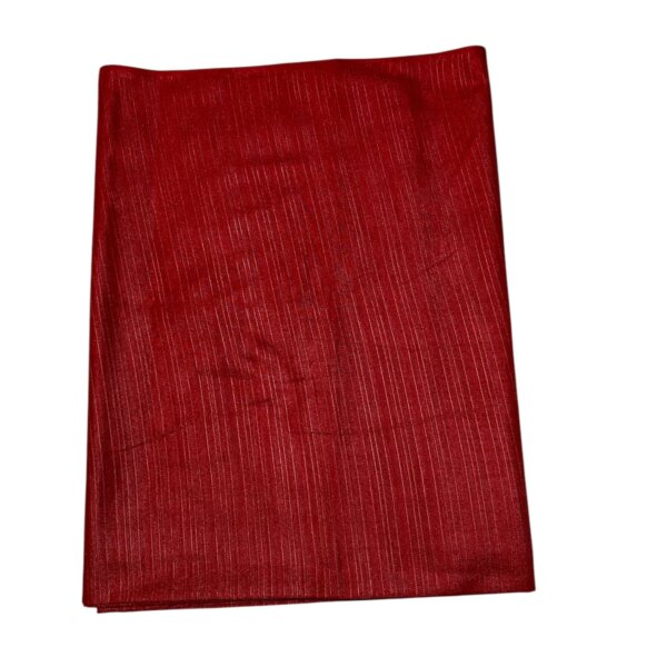 Ladies Unstitched Khaddar Embroidered Red Suits By Humaiza Fabric