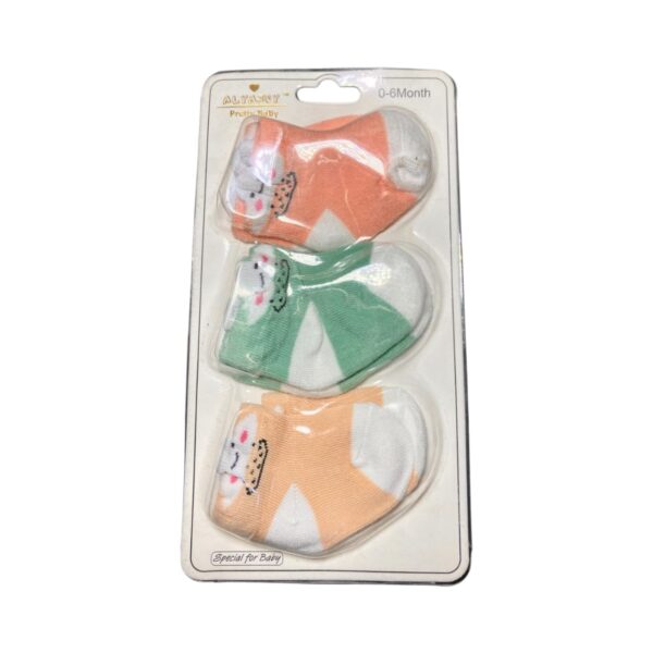 Cute Baby Colorful Socks Pack Of 3